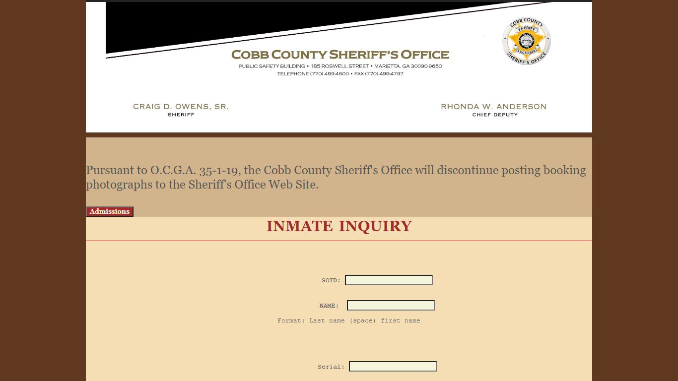 Cobb County Sheriff's Office - Home